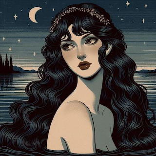 lady in the moonlight