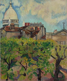 Le Sacré-Coeur vu du jardin de la rue Cortot - Suzane Valadon