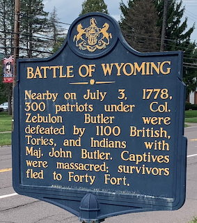 Battle of Wyoming sign