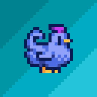 blue stardew chicken