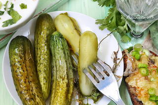 Salted cucumbers