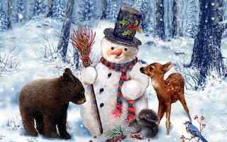 Winter Snowy Friends