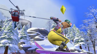 The Sims Skiing