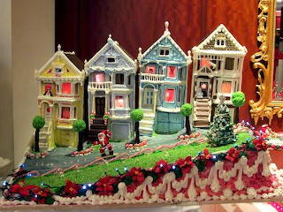 Christmas gingerbread-village