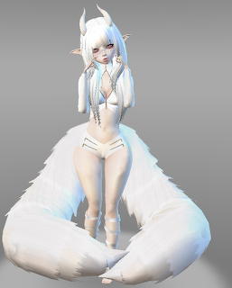 White Fuzzy Baby