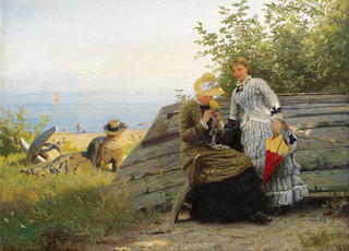 Ladies in the Sunshine - Hans Gude, 1883