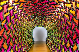 Tunel de Olafur Eliasson en Centro de Arte Hortensia Herrero de