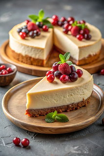 sweet berry cheesecake