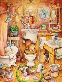Bathroom cats, Bill Bell