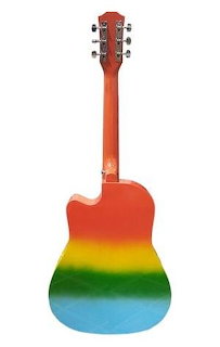 guitarra arco íris.