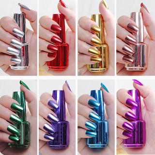 ongles multicolore